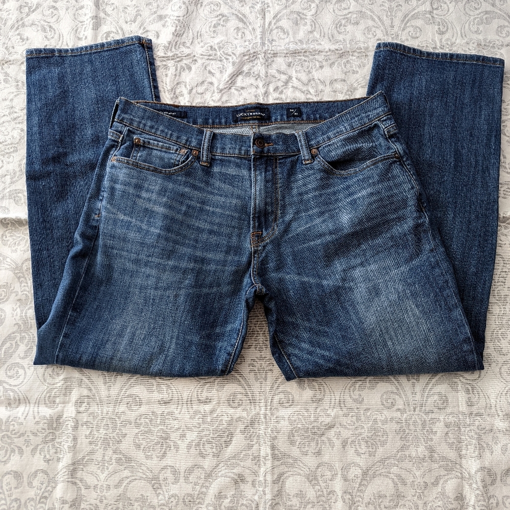 Lucky Brand Men's Straight Jeans - Blue